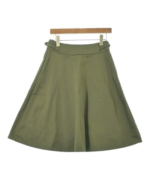 VETEMENTS DE TRAVAIL（ヴェトモンドゥトラバイユ）ひざ丈スカート カーキ サイズ:38(M位) レディース/2200632660094