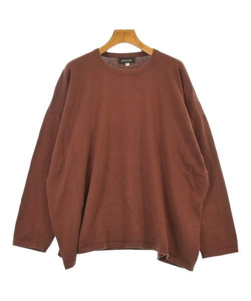 eskandar(エスカンダー)ニット・セーター 茶 サイズ:0(XS位)/2200648258155