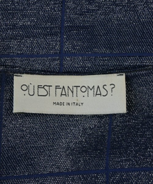 OUEST FANTOMAS?（ウエスト　ファントマ）ブラウス 紺 サイズ:40(M位) レディース/2200669147018
