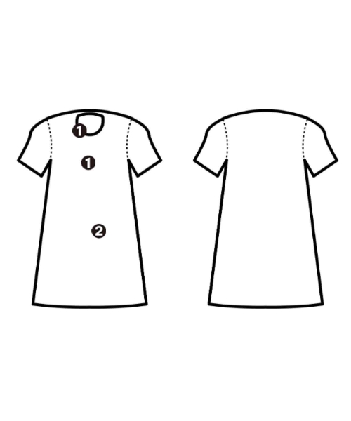 MOYURU（モユル）ワンピース グレー サイズ:ML レディース/2200663719013