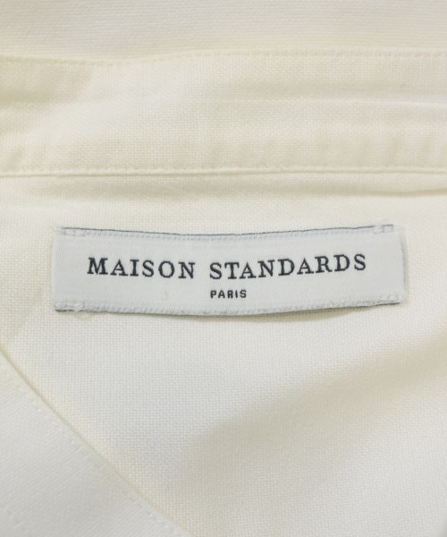 MAISON STANDARDS（メゾンスタンダーズ）カジュアルシャツ 白 サイズ:S メンズ/2200697918185