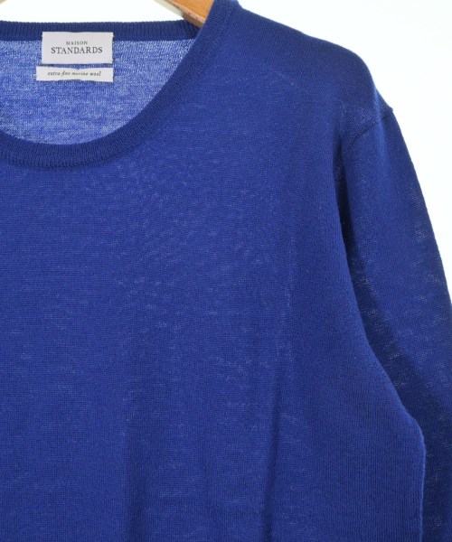 MAISON STANDARDS（メゾンスタンダーズ）ニット・セーター 青 サイズ:L レディース/2200641117152