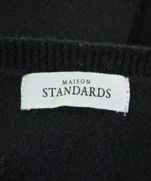 MAISON STANDARDS（メゾンスタンダーズ）ニット・セーター 黒 サイズ:S レディース/2200642414083