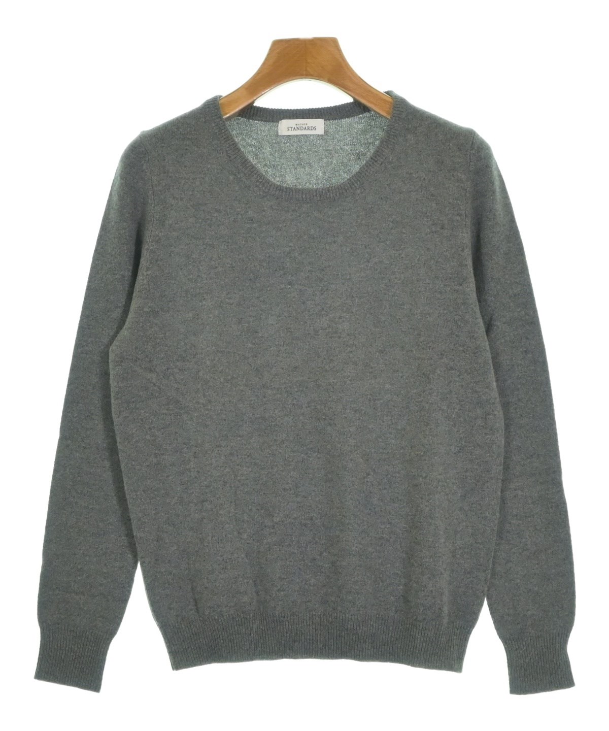 メゾンスタンダード MAISON STANDARDS メリノウール ニット セーター 長袖 S ネイビー メゾン マルジェラ MAISON MARGIELA SI1HA0012 S17781 ニット メンズ トップス 長袖 スティッチ 春 秋 シンプル  コットン ウール PULLOVER ネイビー S M L - 【U-STREAM ギフトモール店】- プレゼント＆ギフトのギフトモール