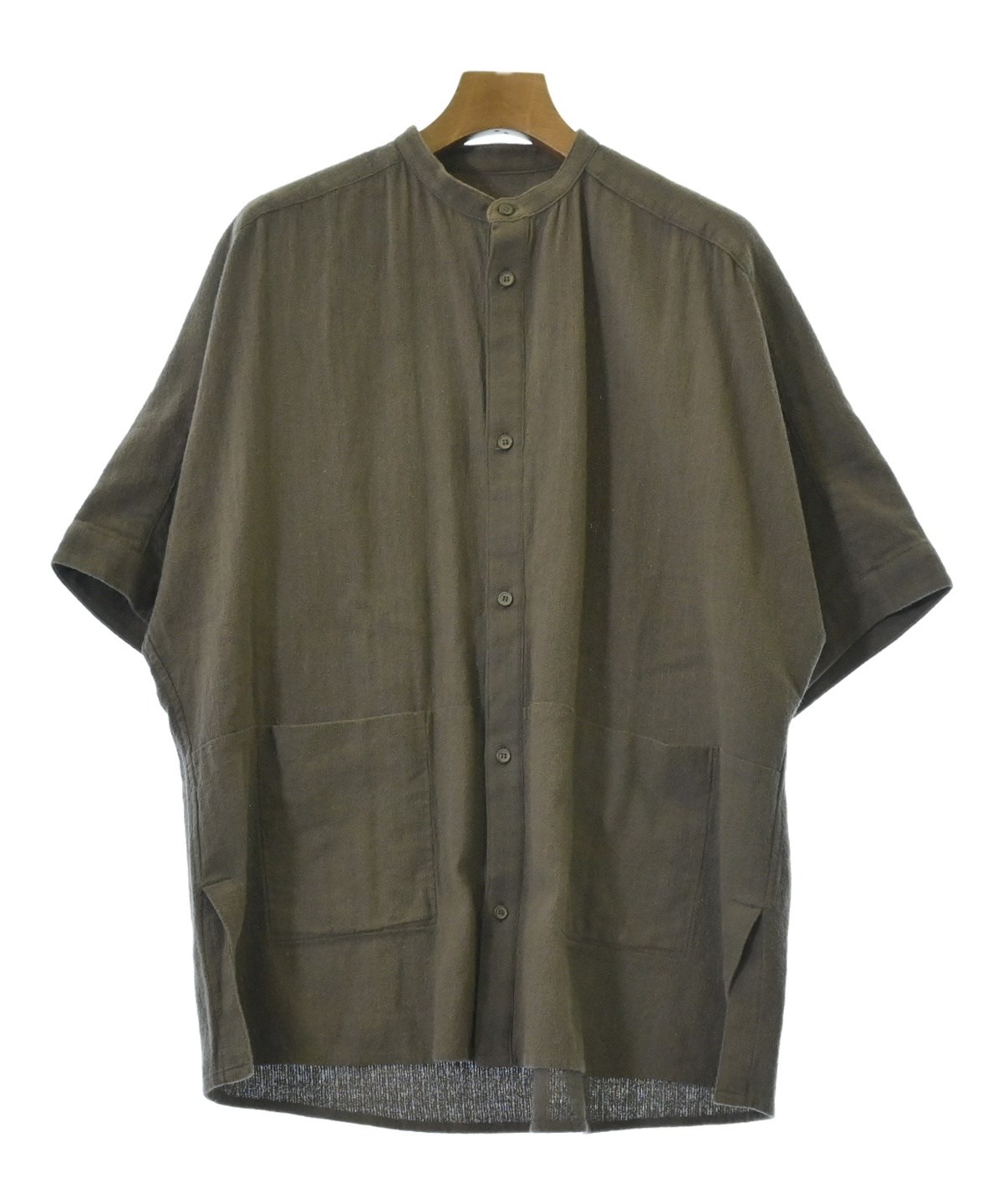 YANTOR（ヤントル）カジュアルシャツ 茶 サイズ:L メンズ  