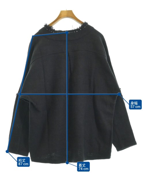 YANTOR（ヤントル）カジュアルシャツ 黒 サイズ:M メンズ/2200659572059