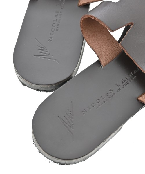 NICOLAS LAINAS（ニコラスライナス）サンダル 茶 サイズ:EU37(23.5cm位) レディース/2200626900021