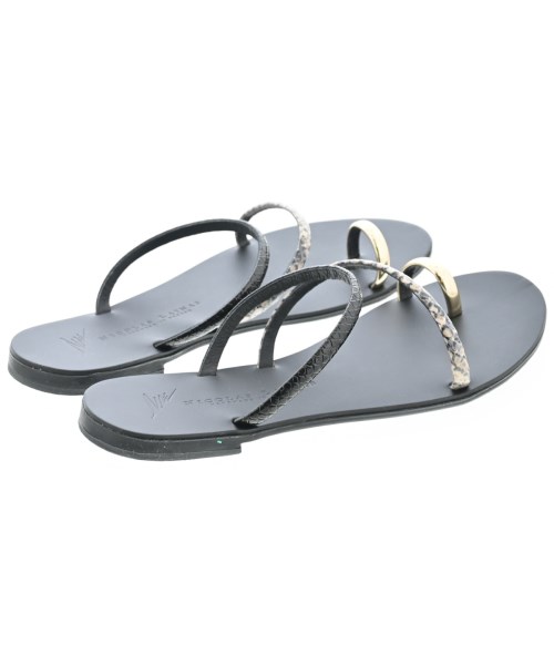 NICOLAS LAINAS（ニコラスライナス）サンダル 黒 サイズ:EU38(24.5cm位) レディース/2200629730250