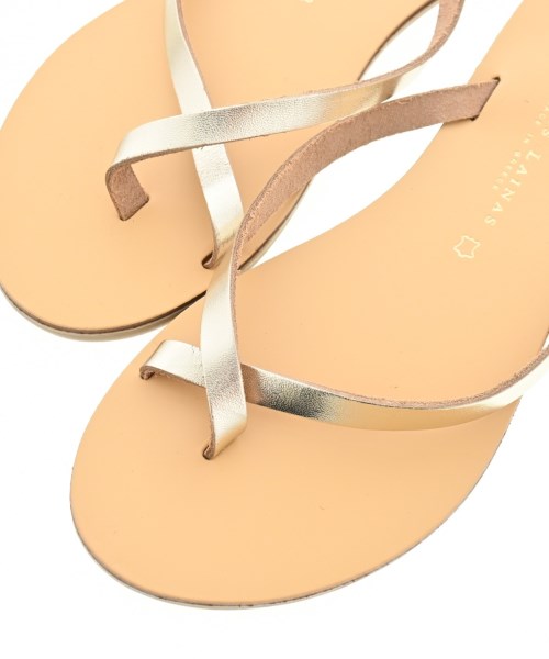 NICOLAS LAINAS（ニコラスライナス）サンダル ゴールド サイズ:EU38(24.5cm位) レディース/2200651688147