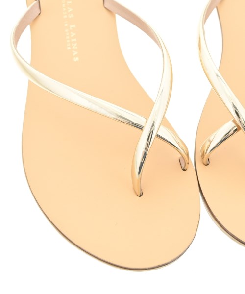 NICOLAS LAINAS（ニコラスライナス）サンダル ゴールド サイズ:EU38(24.5cm位) レディース/2200655291114