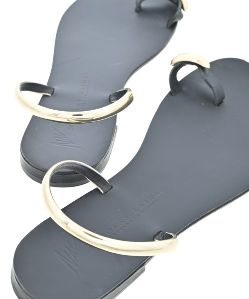 NICOLAS LAINAS（ニコラスライナス）サンダル 黒 サイズ:EU38(24.5cm位) レディース/2200659482167