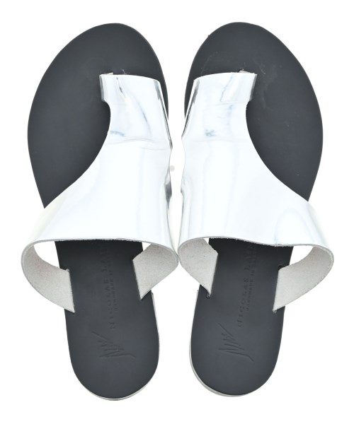 NICOLAS LAINAS（ニコラスライナス）サンダル シルバー サイズ:EU38(24.5cm位) レディース/2200650224056