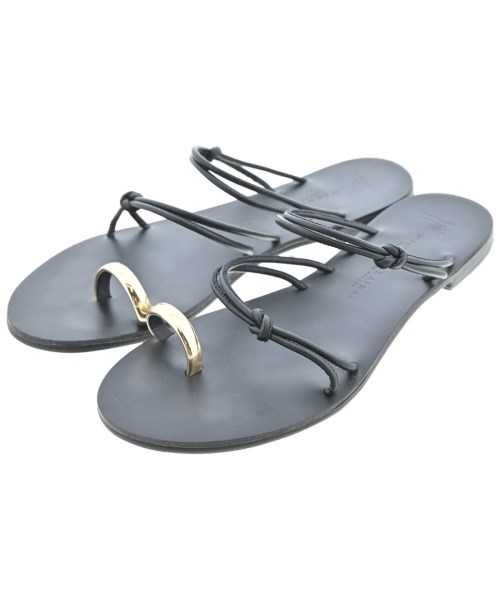 NICOLAS LAINAS(ニコラスライナス)サンダル 黒 サイズ:EU36(22.5cm位)/2200668265027