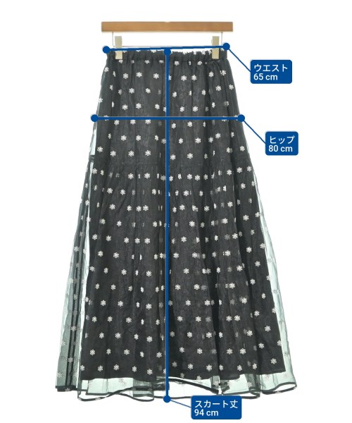 AVERY ROW（エイべリーロウ）ロング・マキシ丈スカート 黒 サイズ:ONE レディース/2200635155054