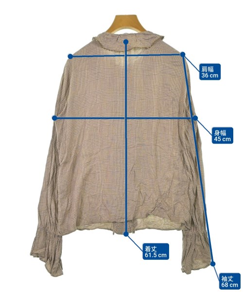 AVERY ROW（エイべリーロウ）ブラウス 茶 サイズ:ONE レディース/2200637408042