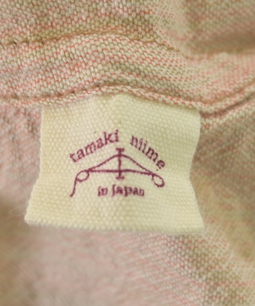 tamaki niime（タマキニイメ）カジュアルシャツ 赤 サイズ:F レディース/2200649631162