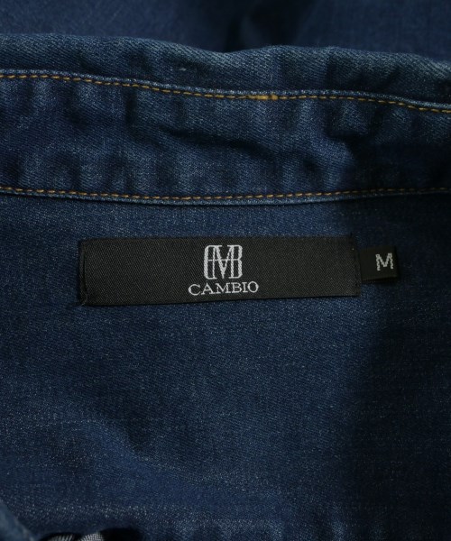 CAMBIO（カンビオ）カジュアルシャツ 青 サイズ:M メンズ/2200619576028