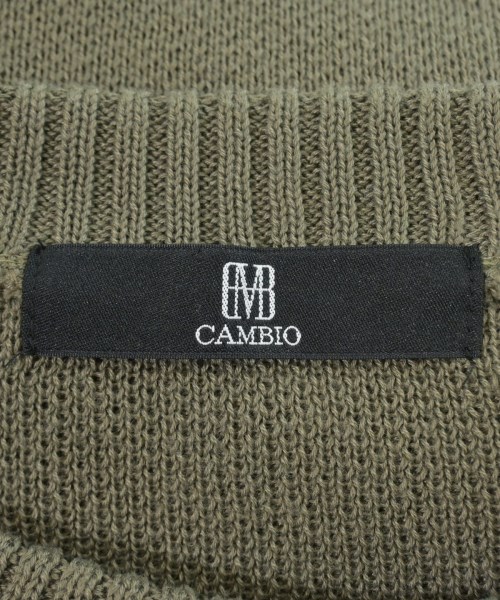 CAMBIO（カンビオ）ニット・セーター カーキ サイズ:L メンズ/2200654460054