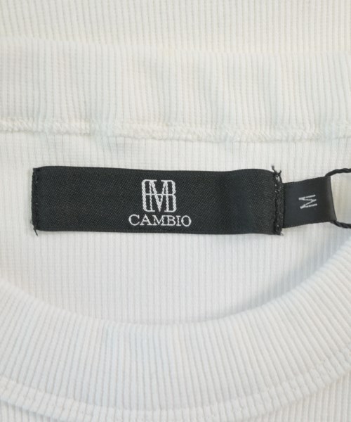CAMBIO（カンビオ）Tシャツ・カットソー 白 サイズ:M メンズ/2200703294012