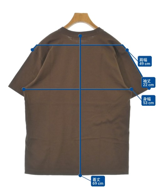 CAMBIO（カンビオ）Tシャツ・カットソー 茶 サイズ:L メンズ/2200706871081