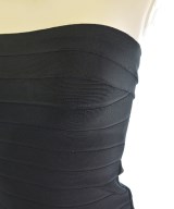 Herve Leger（エルベレジェ）ワンピース 黒 サイズ:S レディース/2200729217316