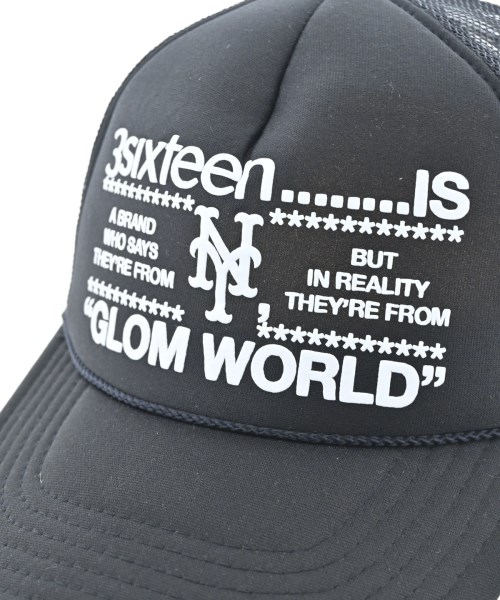 3sixteen（スリーシックスティーン）キャップ 黒 サイズ:- メンズ/2200661614068