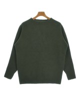 SHETLAND ISLES WOOLLEN MILLS（シェトランドアイルウールンミルズ）ニット・セーター カーキ サイズ:36(S位) メンズ/2200647977026