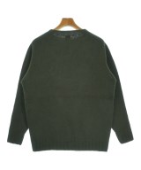SHETLAND ISLES WOOLLEN MILLS（シェトランドアイルウールンミルズ）ニット・セーター カーキ サイズ:36(S位) メンズ/2200647977026