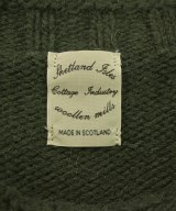 SHETLAND ISLES WOOLLEN MILLS（シェトランドアイルウールンミルズ）ニット・セーター カーキ サイズ:36(S位) メンズ/2200647977026
