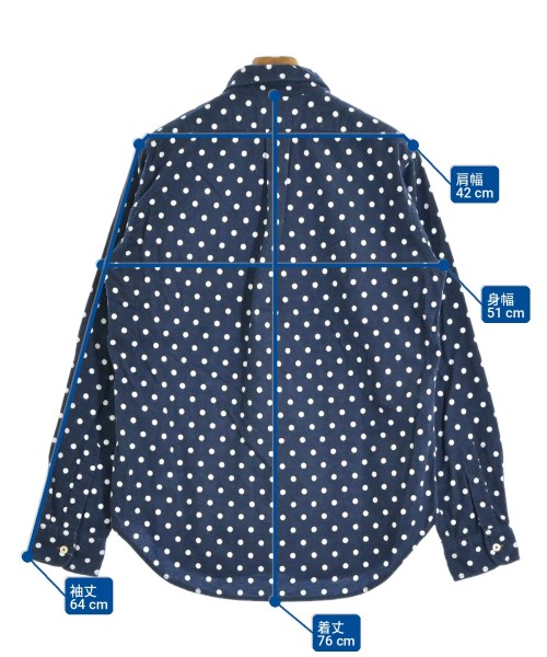ENGINEERED GARMENTS INTERMEDIATES（エンジニアド　ガーメンツ　インターメディエイツ）カジュアルシャツ 紺 サイズ:M メンズ/2200701675097