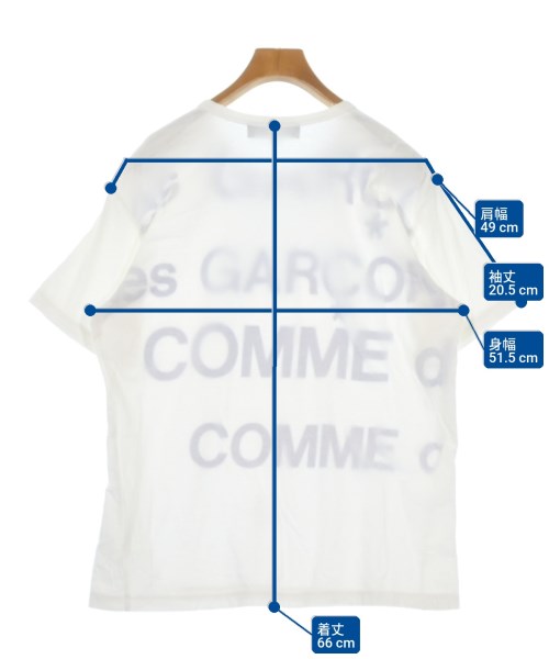 GOOD DESIGN SHOP COMME des GARCONS（グッドデザインショップコムデギャルソン）Tシャツ・カットソー 白 サイズ:XL メンズ/2200638756036