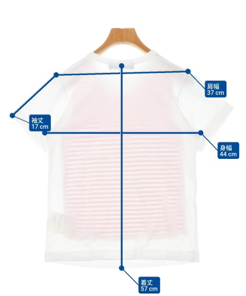 GOOD DESIGN SHOP COMME des GARCONS（グッドデザインショップコムデギャルソン）Tシャツ・カットソー 白 サイズ:M レディース/2200624688136