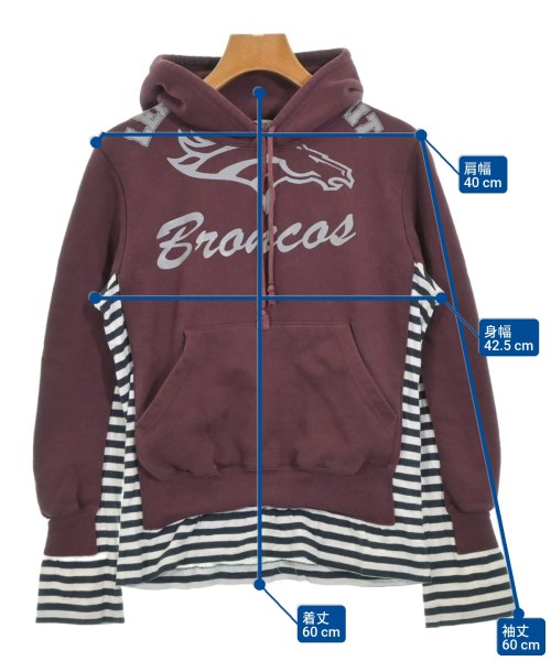 GOOD DESIGN SHOP COMME des GARCONS（グッドデザインショップコムデギャルソン）パーカー 赤 サイズ:M レディース/2200681868045
