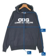 GOOD DESIGN SHOP COMME des GARCONS（グッドデザインショップコムデギャルソン）パーカー 紺 サイズ:M レディース/2200649052035