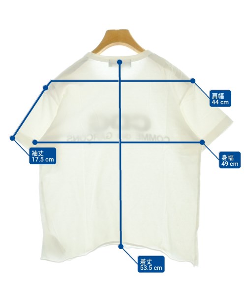 GOOD DESIGN SHOP COMME des GARCONS（グッドデザインショップコムデギャルソン）Tシャツ・カットソー 白 サイズ:M メンズ/2200705732055