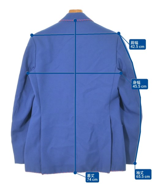 GOOD DESIGN SHOP COMME des GARCONS（グッドデザインショップコムデギャルソン）カジュアルジャケット 青 サイズ:L メンズ/2200663791040