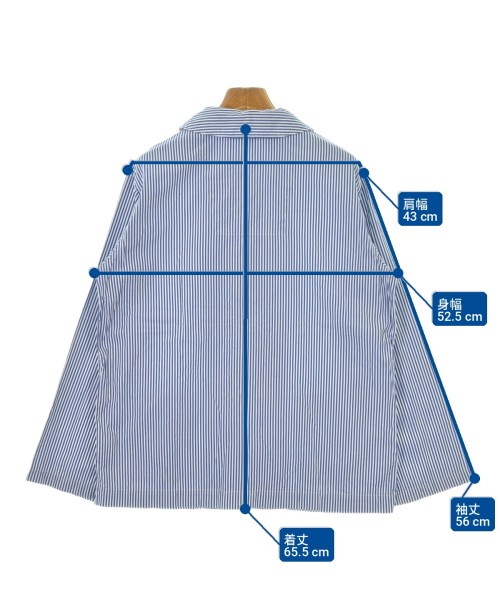 GOOD DESIGN SHOP COMME des GARCONS（グッドデザインショップコムデギャルソン）カジュアルジャケット 青 サイズ:S レディース/2200727391049