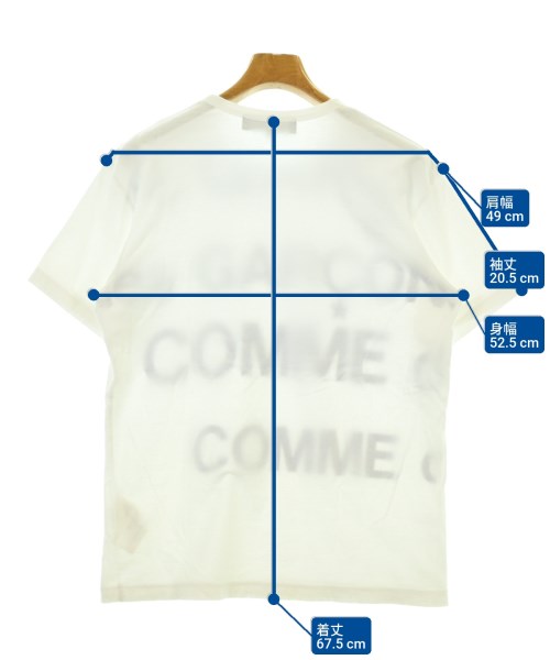 GOOD DESIGN SHOP COMME des GARCONS（グッドデザインショップコムデギャルソン）Tシャツ・カットソー 白 サイズ:L メンズ/2200691971124