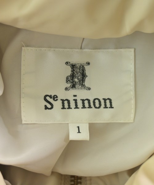 Se ninon（セニノン）ダウンコート 白 サイズ:1(S位) レディース/2200656364015