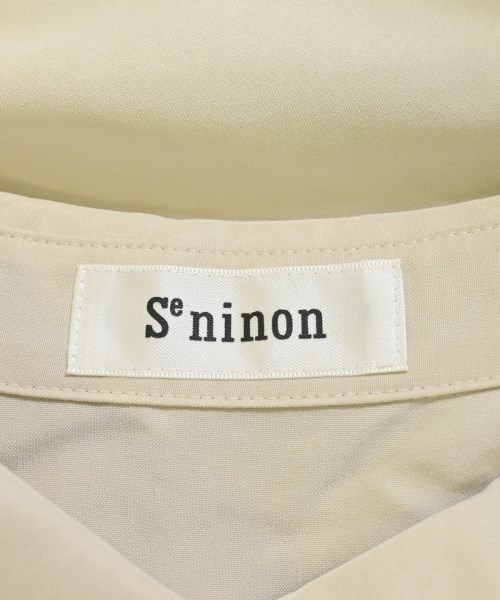 Se ninon（セニノン）カジュアルシャツ ベージュ サイズ:1(S位) レディース/2200688799021