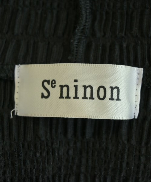 Se ninon（セニノン）カジュアルシャツ 黒 サイズ:-(M位) レディース/2200688799038