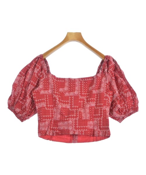 Shrimps（シュリンプス）ブラウス 赤 サイズ:10(M位) レディース/2200657863173