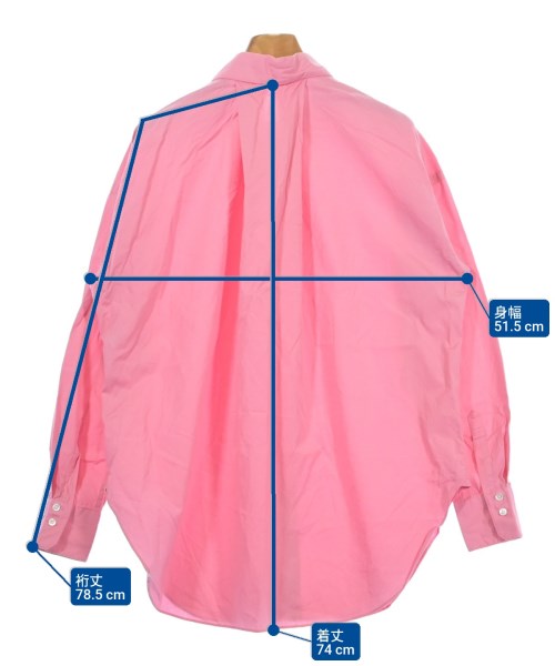 TESSITURA MONTI（テッシトゥーラ　モンティ）カジュアルシャツ ピンク サイズ:36(S位) レディース/2200629094055