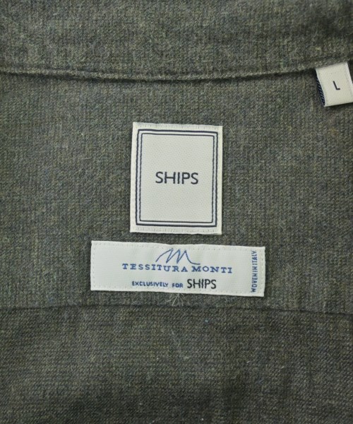 SHIPS（シップス）カジュアルシャツ グレー サイズ:L メンズ/2200712167048