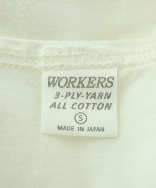 WORKERS（ワーカーズ）Tシャツ・カットソー 白 サイズ:S メンズ/2200623030042