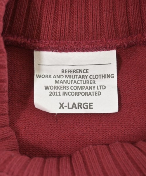 WORKERS（ワーカーズ）ニット・セーター 赤 サイズ:XL メンズ/2200636164031