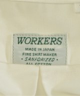 WORKERS（ワーカーズ）カジュアルシャツ 白 サイズ:14(XS位) メンズ/2200702396021