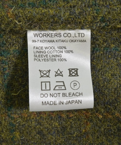 WORKERS（ワーカーズ）ステンカラーコート 緑 サイズ:40(M位) メンズ/2200702591013