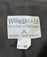 WORKERS（ワーカーズ）ステンカラーコート グレー サイズ:40(M位) メンズ/2200659940025