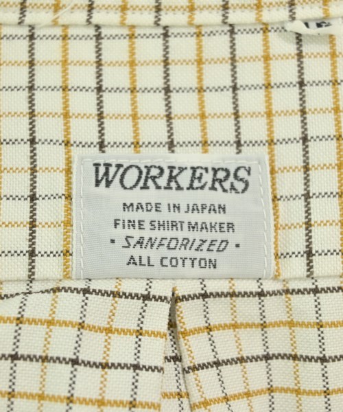 WORKERS（ワーカーズ）カジュアルシャツ 白 サイズ:15(S位) メンズ/2200683175059